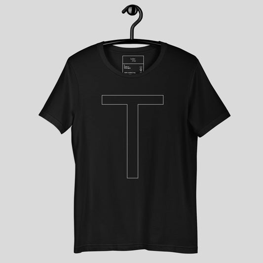 "T" t-shirt